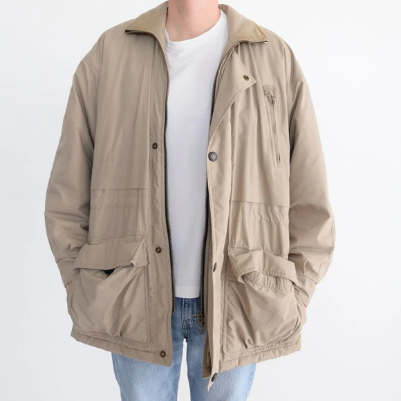London Fog Tan Lightweight Jacket - Picture 2 of 15